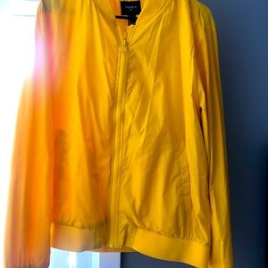 Yellow forever 21 jacket
